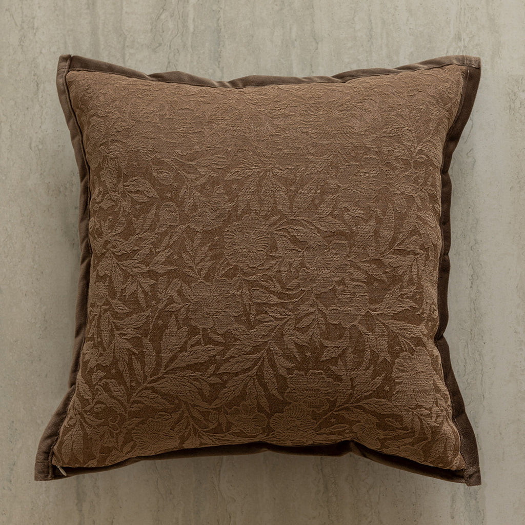 Coussin de Sofa Marron Maillard avec un oreiller luxueux Wabi-sabi léger