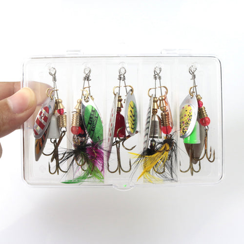 10 Rotary Sequin Lures Luya set