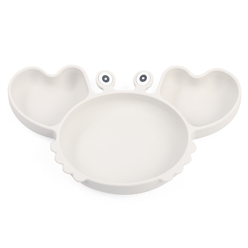Plaque de coutellerie fractionnée en silicone pour nourrissons