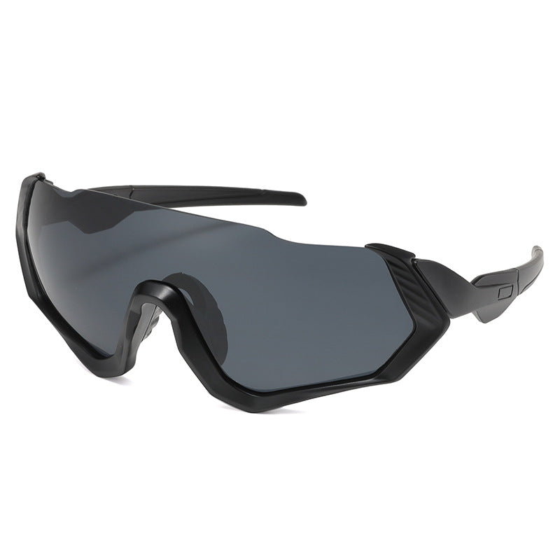 Sports Siamese Lunettes de soleil Y2g Personnalité Éolienne Conduite en plein air
