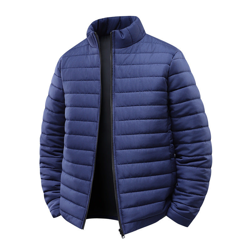 Unisex manteau de coton rembourré d'hiver avec un collier debout Et extra-liné pour chaud