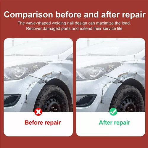 Stapler voiture Bumper Fender souder soudeur kit en plastique réparation avec agrafes