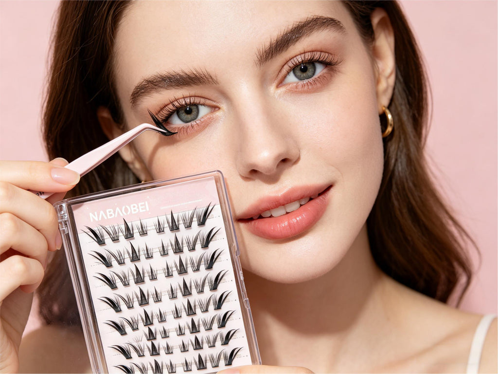 Cils cluster sans colle 80 clusters par paquet
