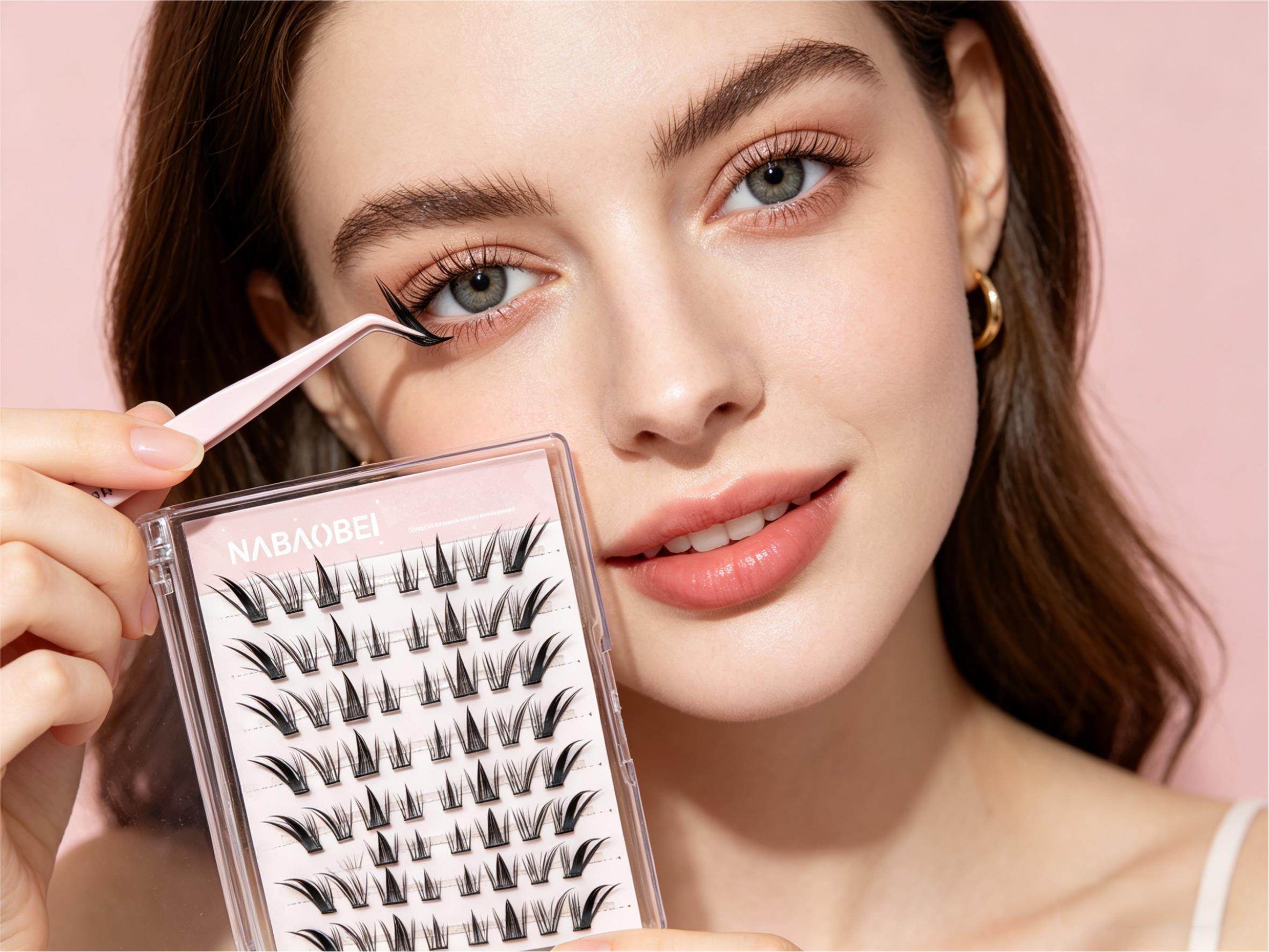 Cils cluster sans colle 80 clusters par paquet