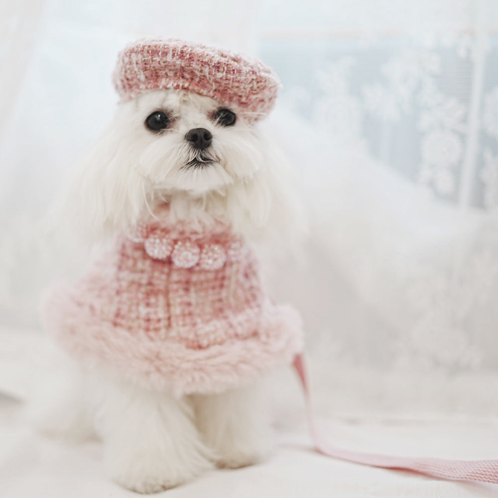 Jupe souple compatible avec la laisse du chien