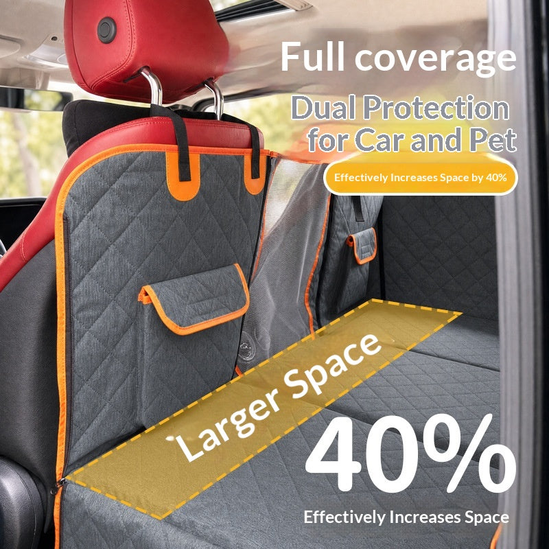 Housse de voiture pour chien, protection banquette arrière
