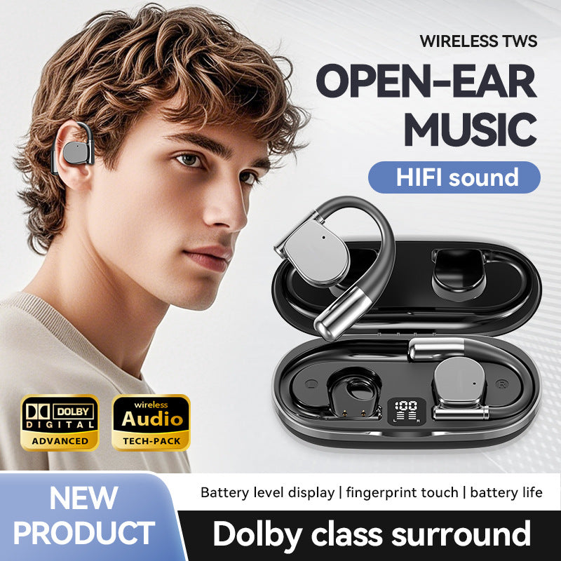 Wireless open-ear Bluetooth headphones