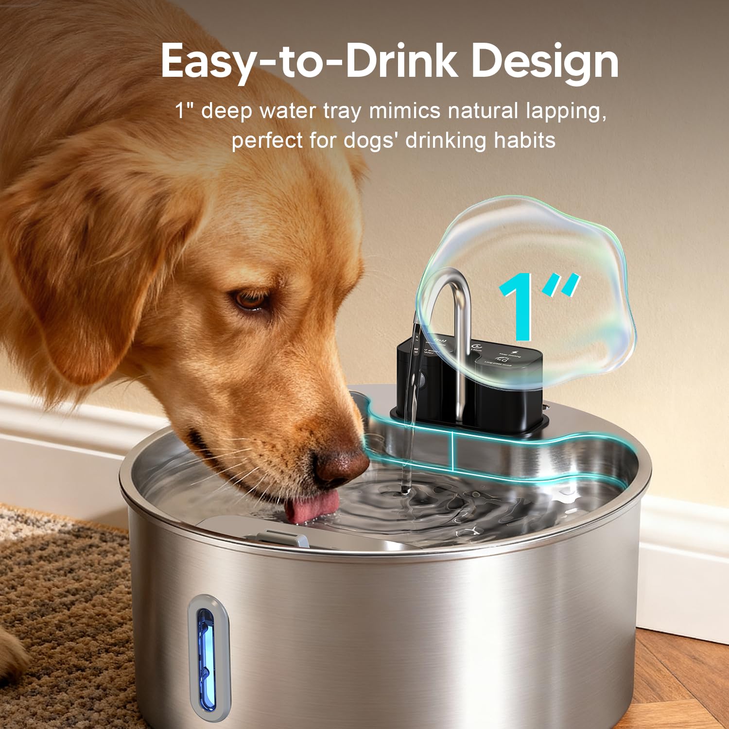 7L Distributeur d'eau pour chiens