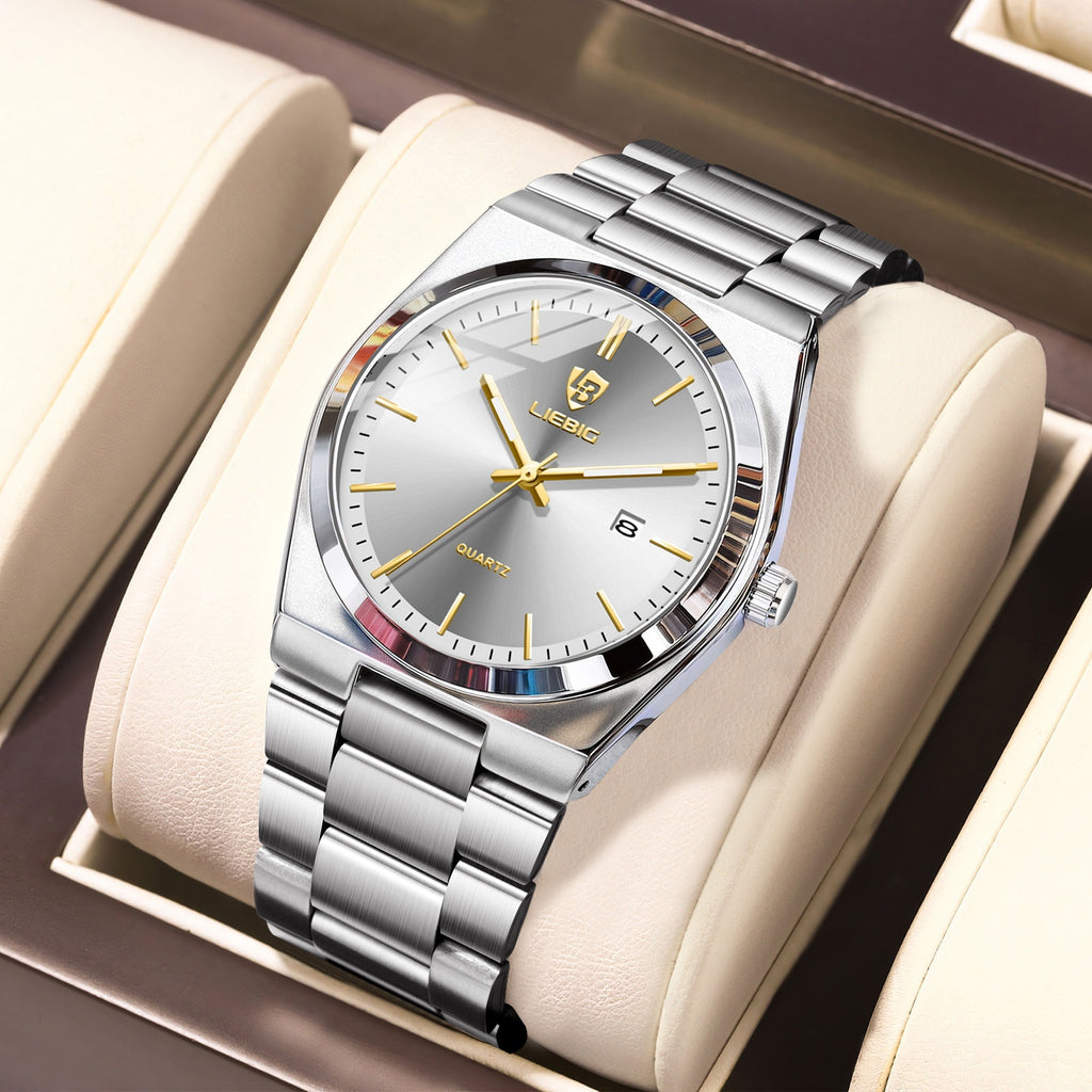 Couples Business Wristwatch Minimalist Élégant montre d'alarme multifonctionnelle