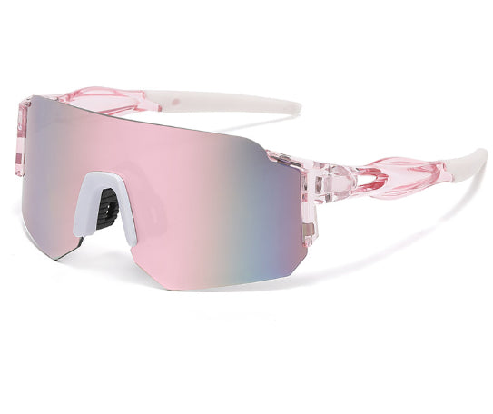 Lunettes de soleil enduites de couleur