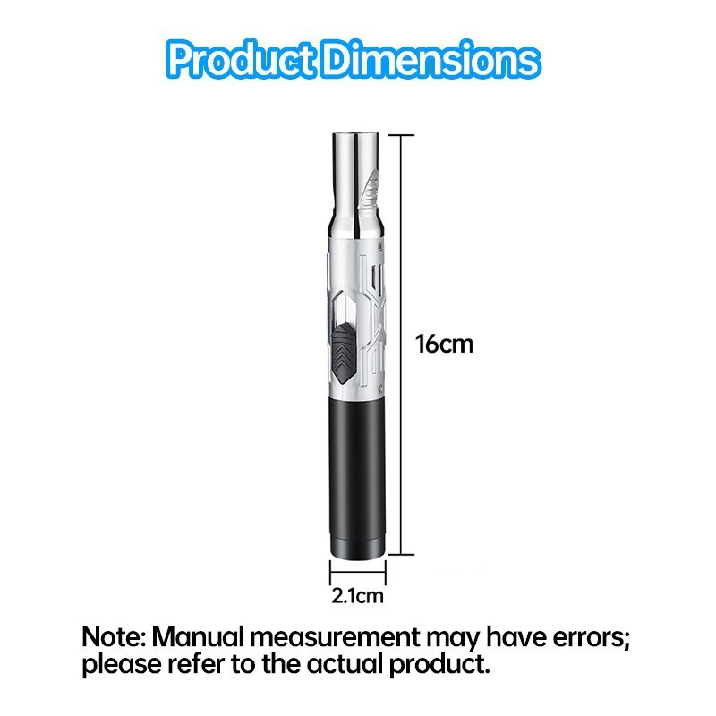 Éclaireur de flamme à jet multifonctionnel 2Pcs avec réglage d'allumage à 360 degrés