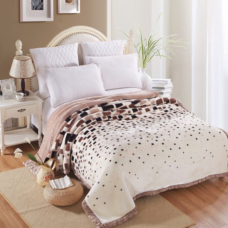 Couverture chaude en double couche de corail