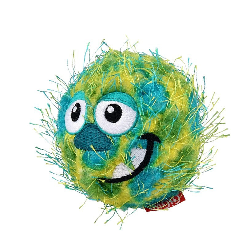 Balle de jouets en peluche pour chien longue durée