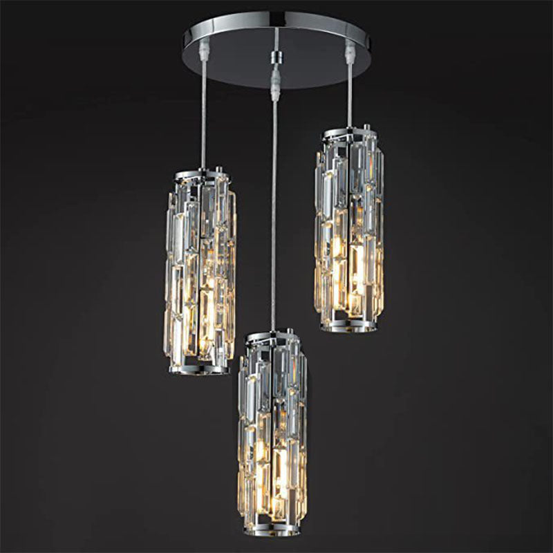 LED simple tête industriel style cristal Restaurant simple allée côté lit Petit droplight