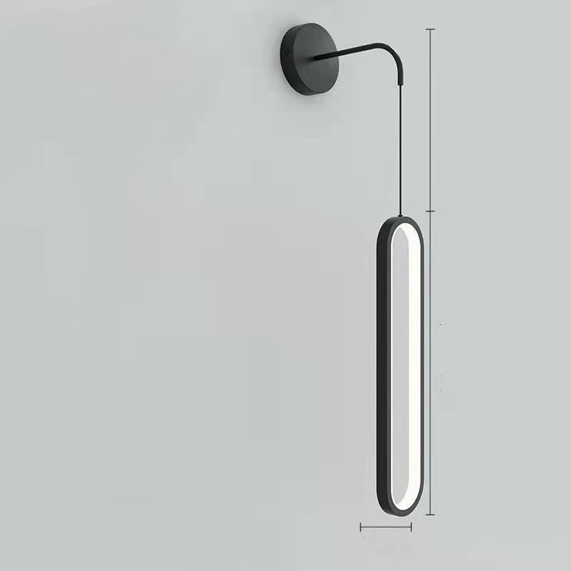Modern Minimalist Bedside Lampe Murale Salon Mural Ampoule Nordique Internet Célébrité