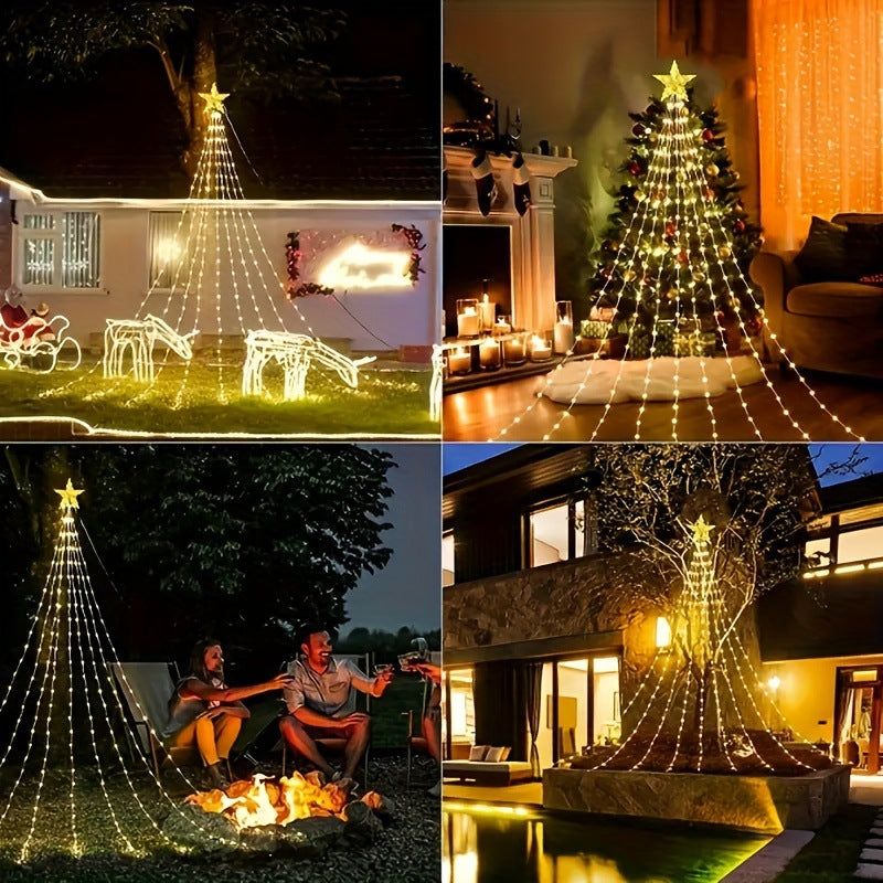Décoration de Noël LED String Lights Décoration extérieure
