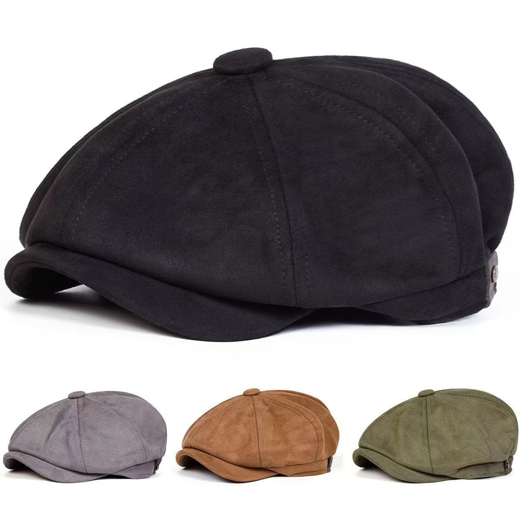 British-style Youth Casual All-match Vintage Octagonal Beret
