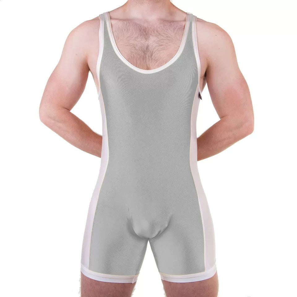 Homme Lutte Singlet Sans manches Bodysuit