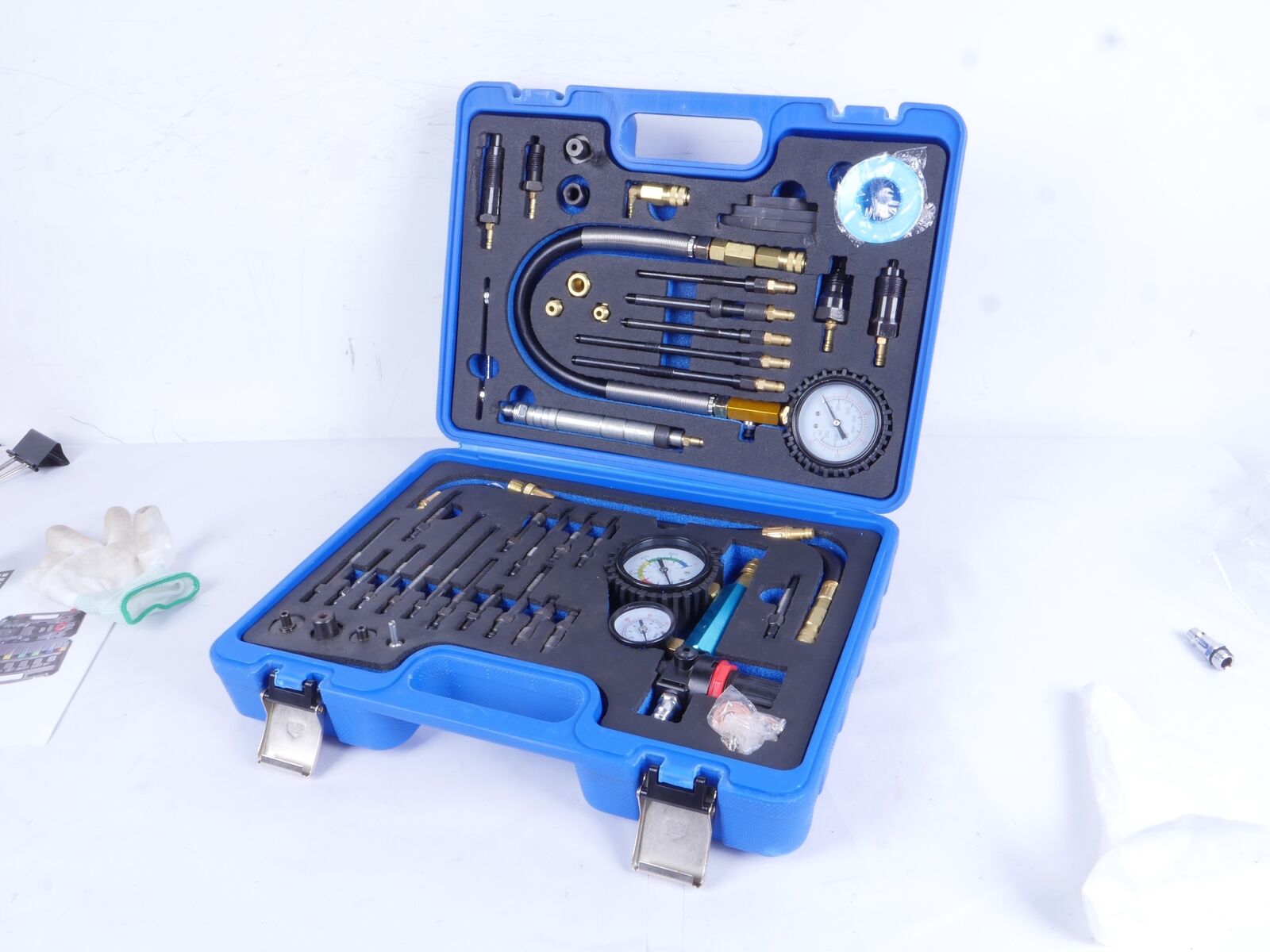 46X Diesel essence moteur testeur de compression perte de pression fuite testeur Master Kit