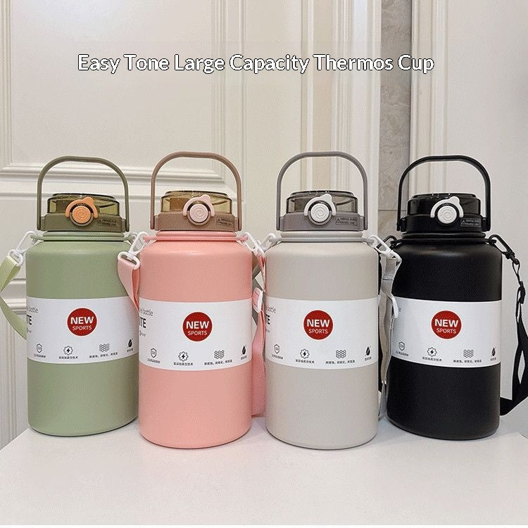 Large capacity thermal water bottle