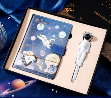 Galaxy Dream Coloriage de page Notebook mignon dessin animé Astronaute