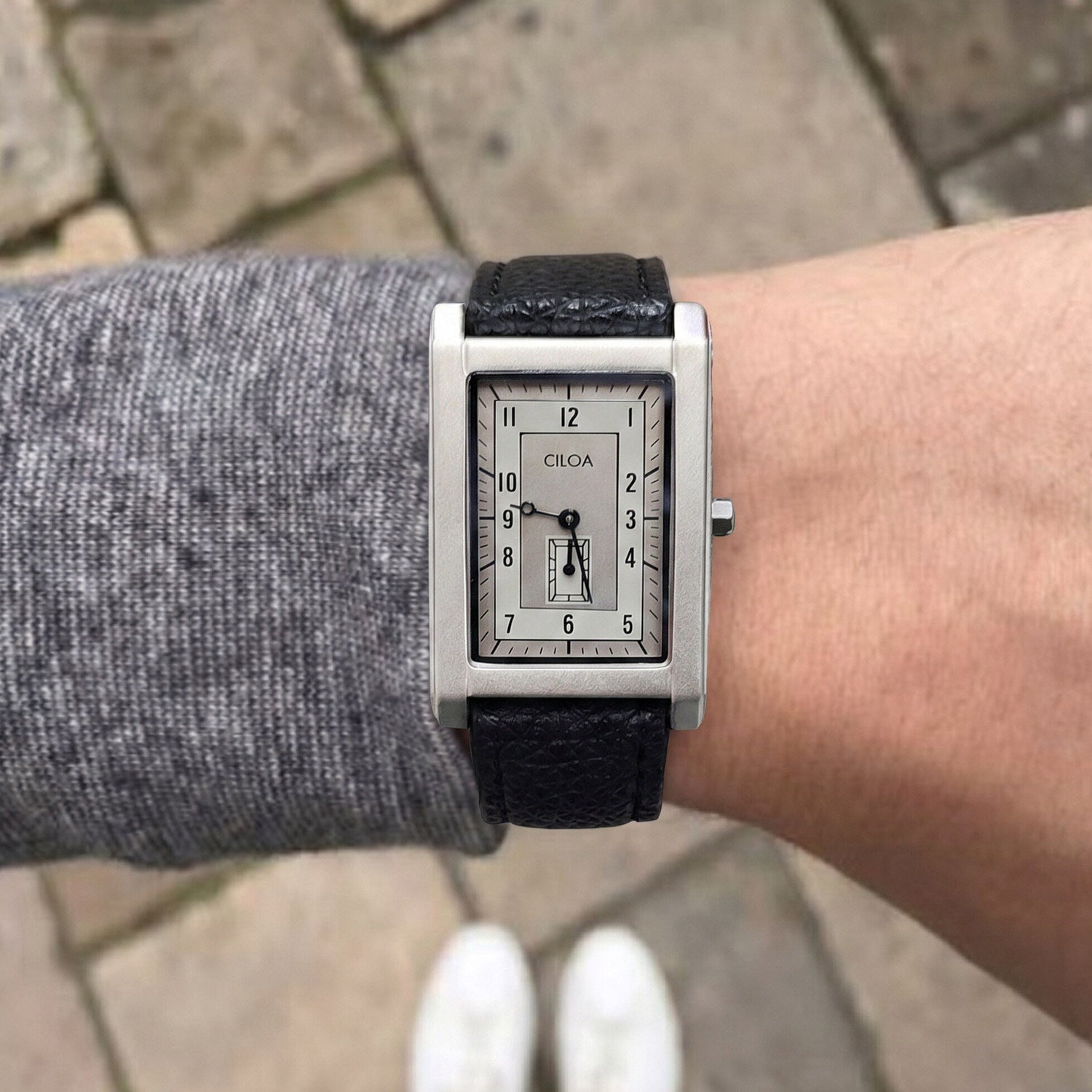 High-end Square Tritium Sports Watch pour les hommes