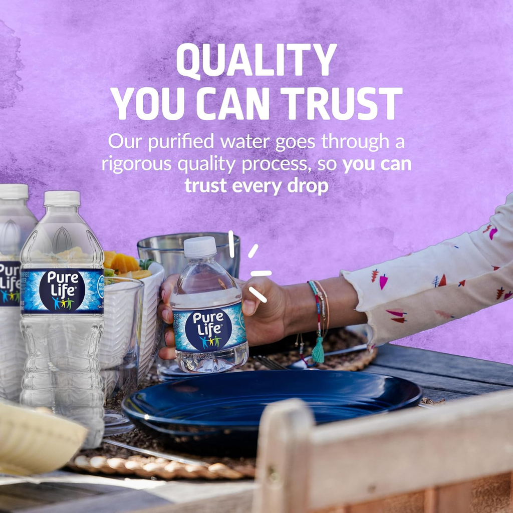Purified bottled water