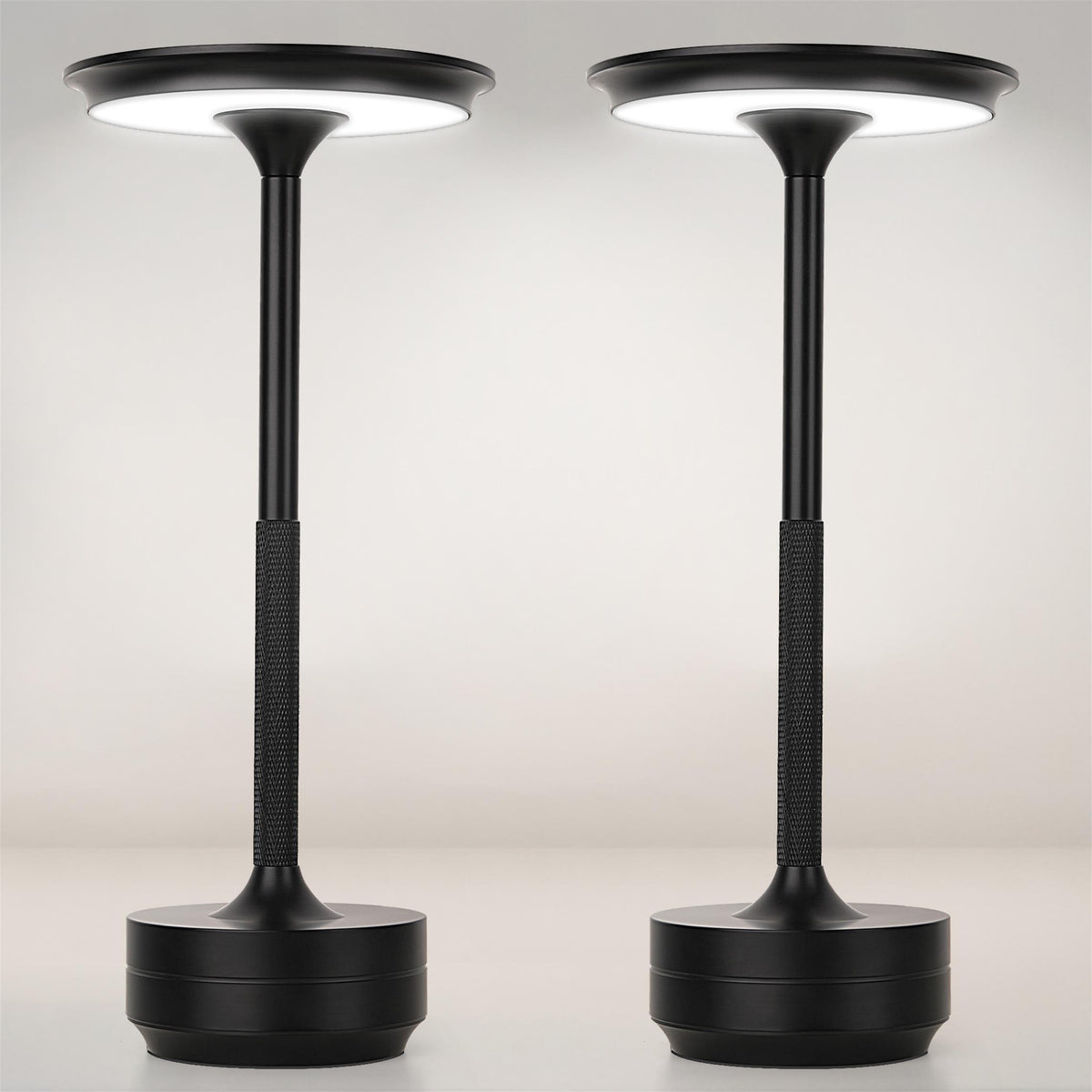Lampe de table rechargeable sans fil 2pcs