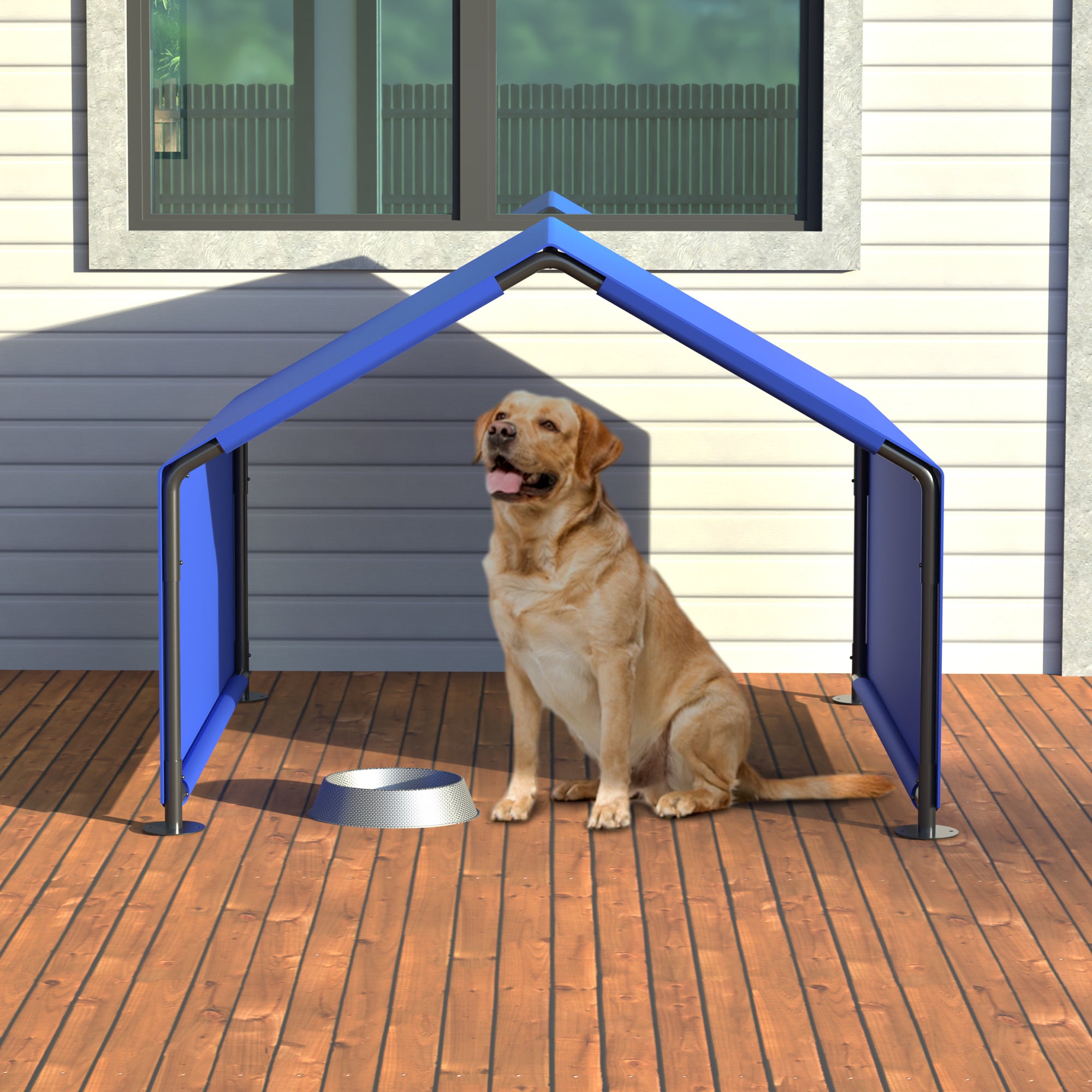 Tente extérieure pour petits chiens moyens