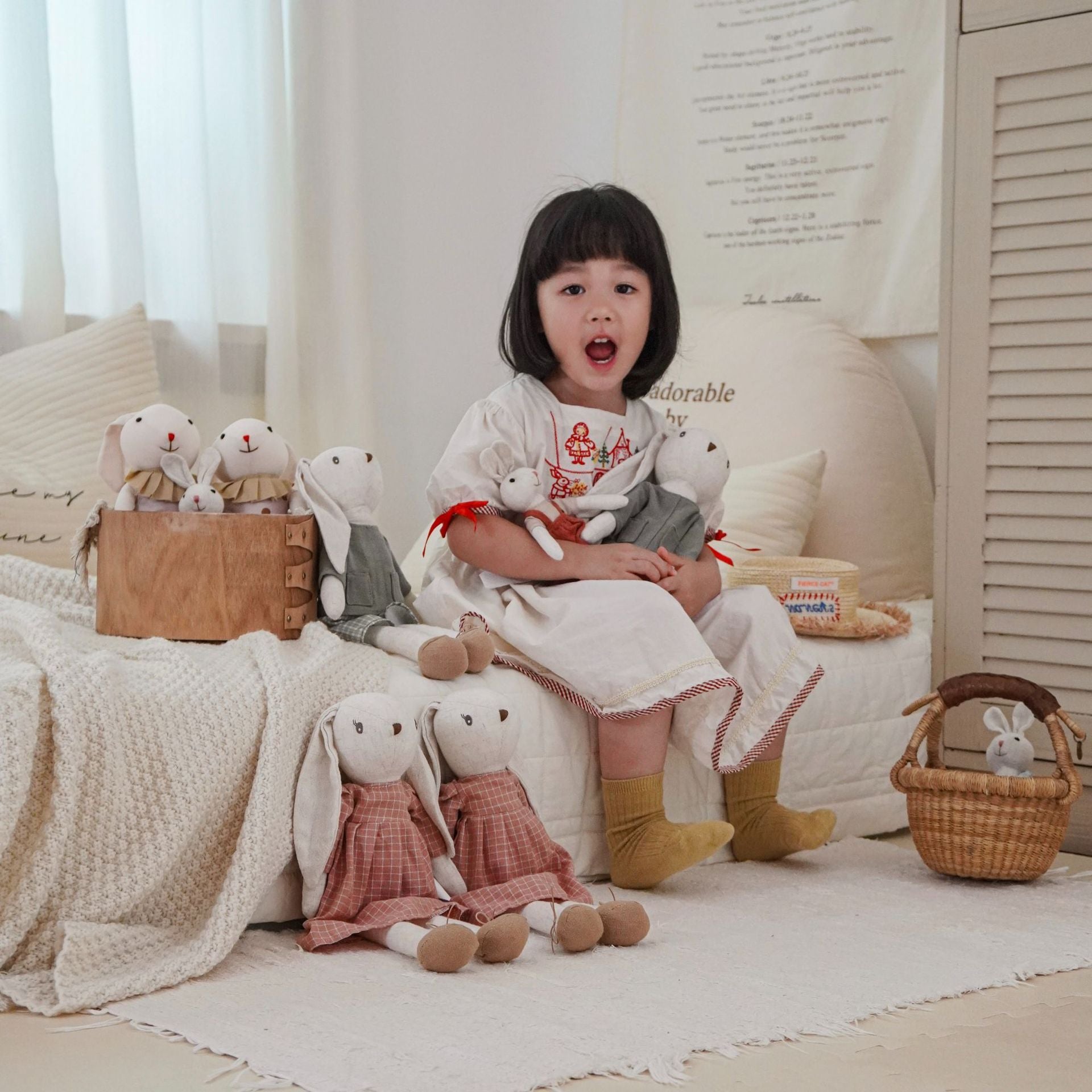 Jouet en coton cartoon pour réconforter les enfants tout en dormant