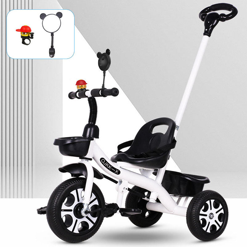 Tricycle des enfants pour 2-5 ans Trike des jeunes enfants avec panier et poignée de poussoir