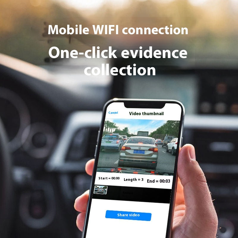 Voiture WiFi Driving Recorder HD Night Vision