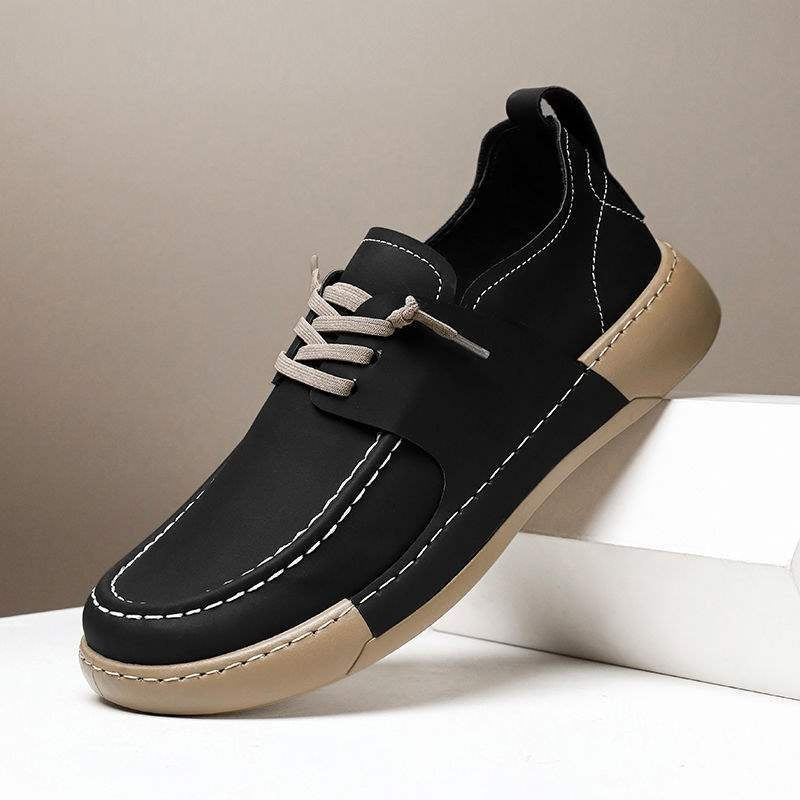 Printemps Arrivée Soft-soled Respirant Business Chaussures en cuir Hommes Chaussures Casual