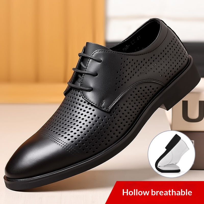 Chaussures en cuir tendance casual homme avec des semelles douces