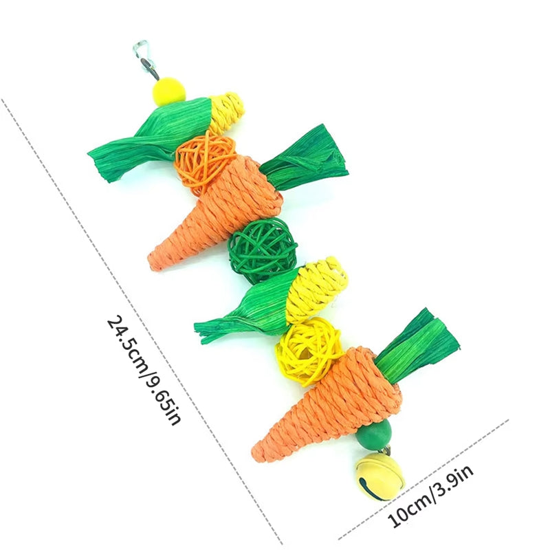 Jouet pour perroquet Perchoir Escalade Équipement de jeu Cage Accessoires Bird Bite Toy for Parake