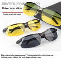 Lunettes de soleil à double usage jour-nuit pour hommes