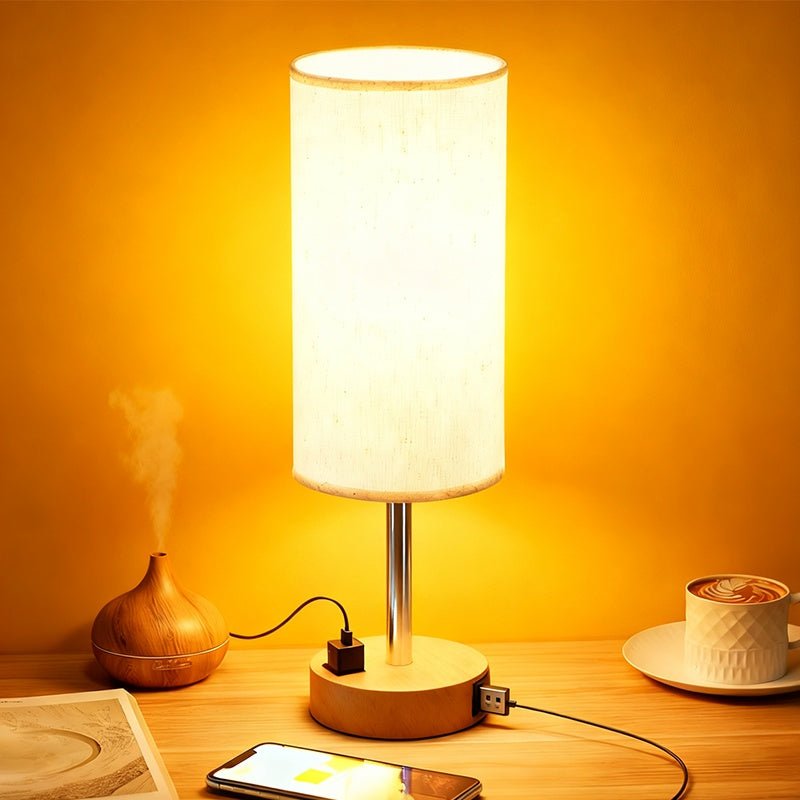 Lampes de chevet avec prise 3 broches