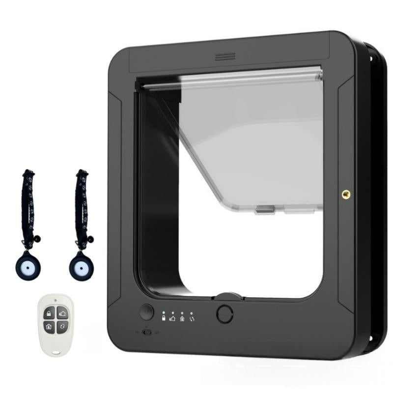 Smart RFID Pet Door avec entrée et sortie contrôlables pour chiens et chats.