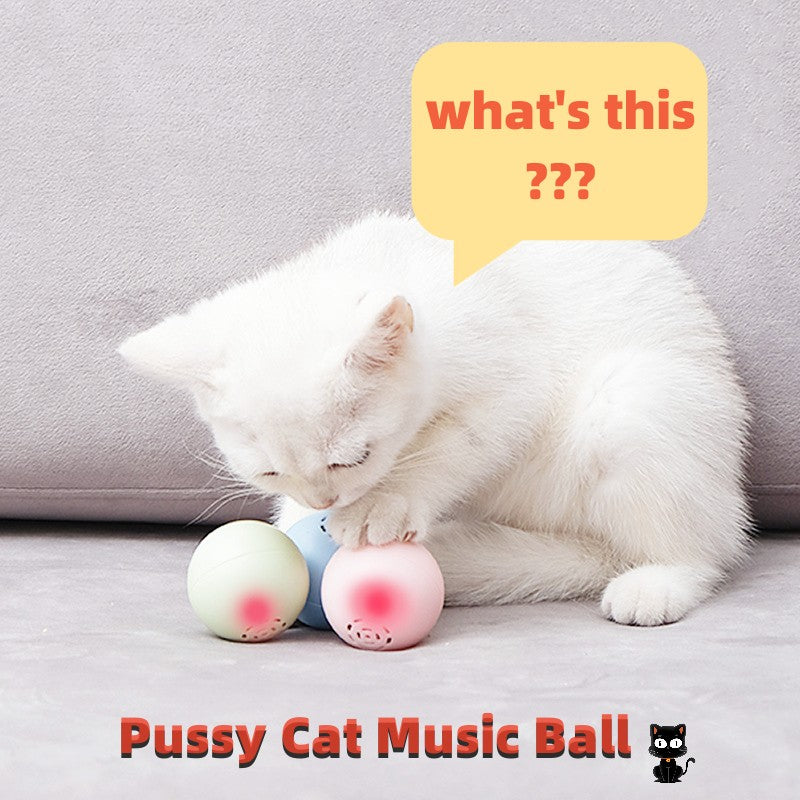 Self-Hi Pussy Cat Musique Balle Sons et Bites Jouets