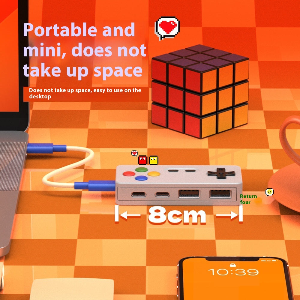 Creative Personality Cartoon Game Modeling HUB Quatre en un