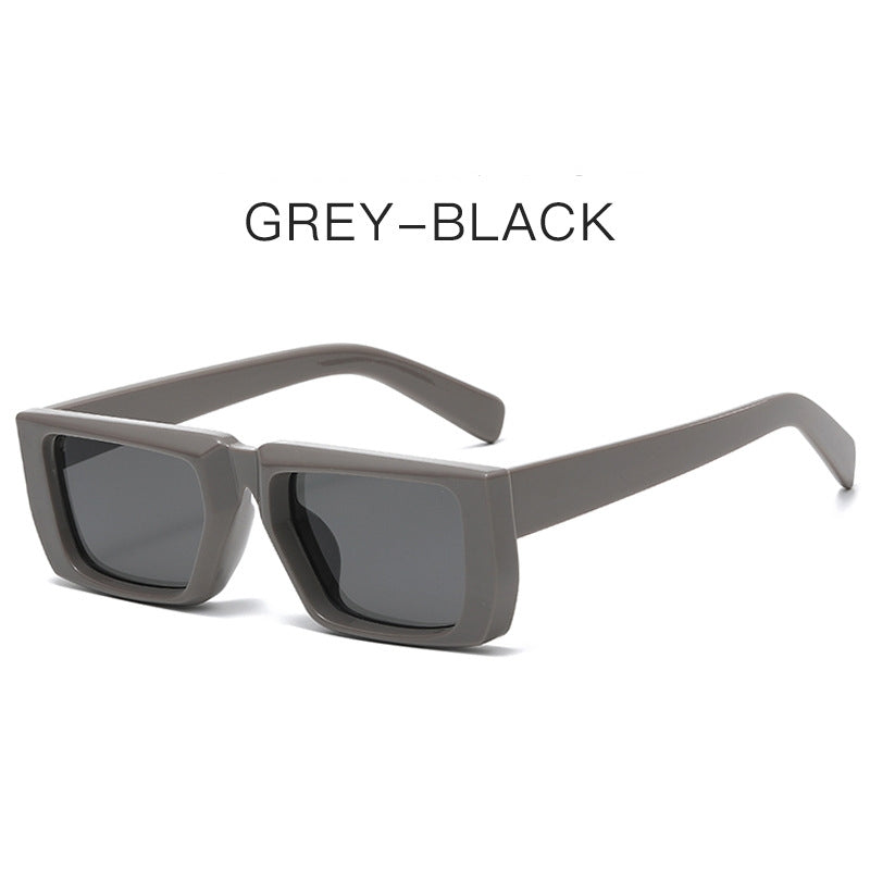 Y2K Girl Super Cool Street Shooting UV-proof Lunettes de soleil en forme spéciale