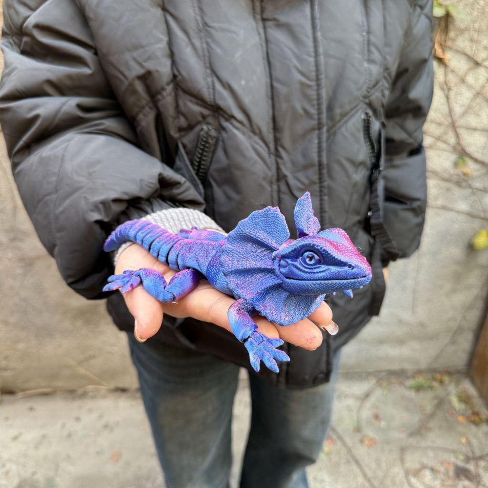 Modèle de caméléon animal de simulation imprimé en 3D
