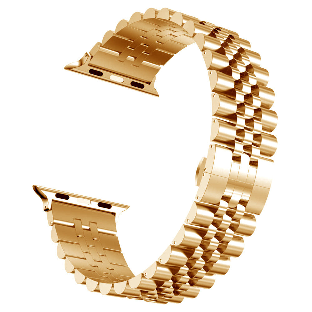 Bracelet en métal à cinq perles, tout en patch