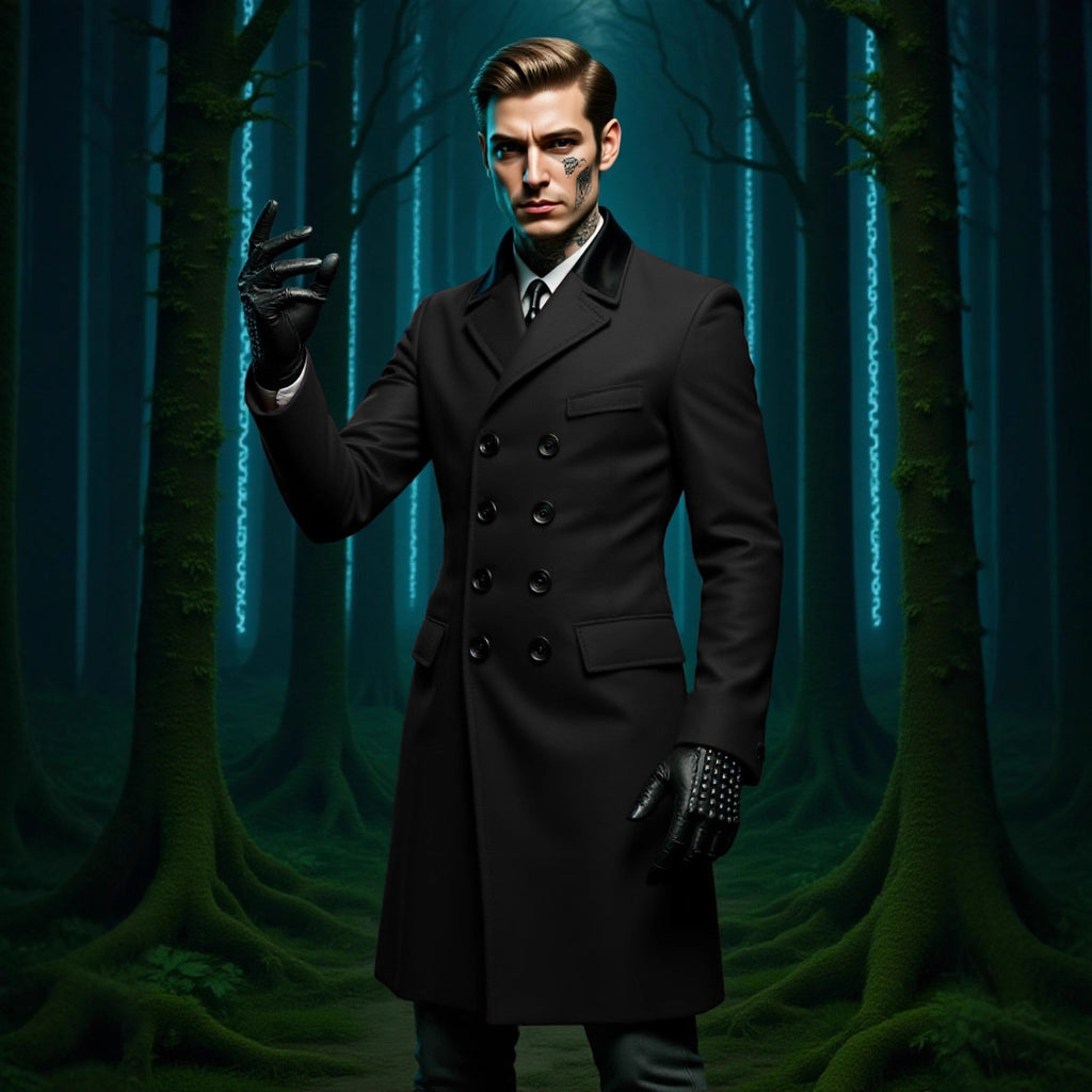 Manteau en laine doublé pour l'automne et l'hiver