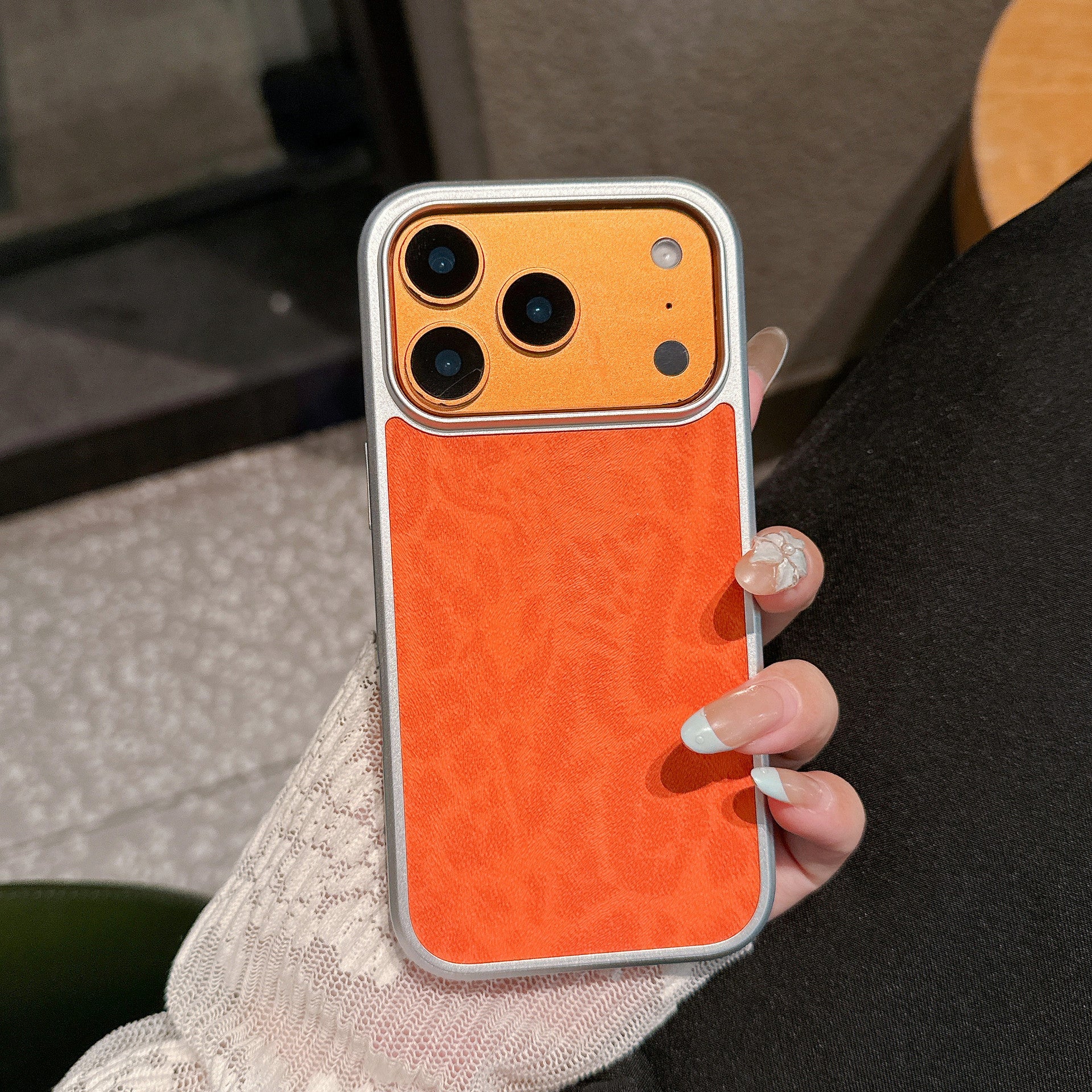 Étui de téléphone en cuir simple et polyvalent
