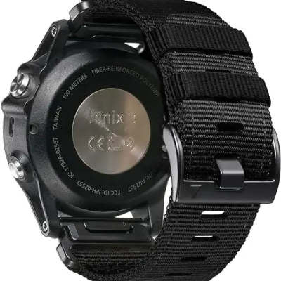 Bracelet de montre en nylon tissé à libération rapide
