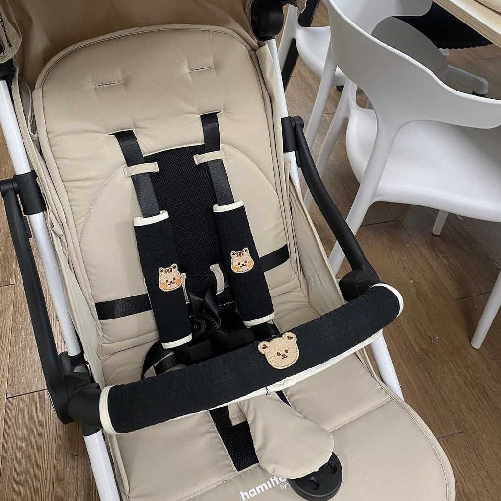 Poussette bébé Poignée Accoudoirs avant Couverture de protection Push Cart Accessoires