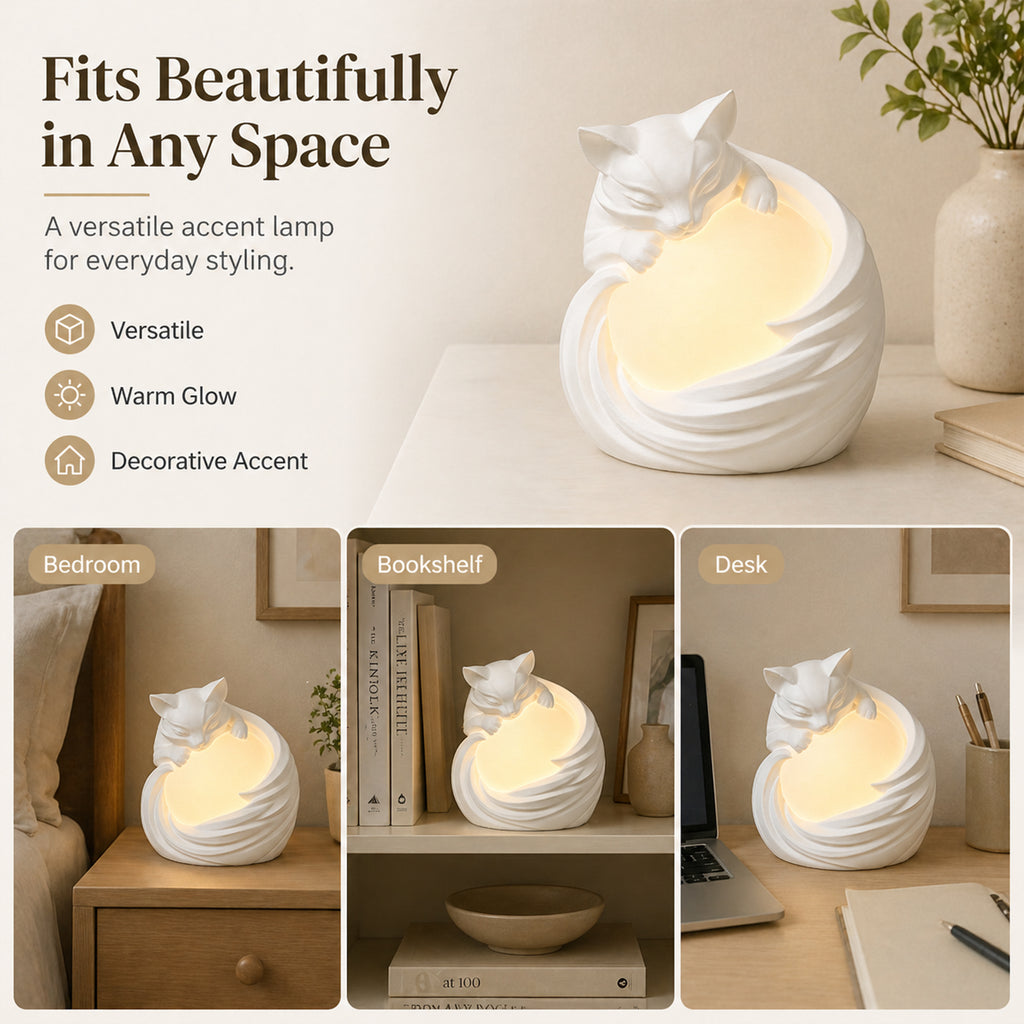 Lampe de table 3D Imprimée pour Chat Ambient
