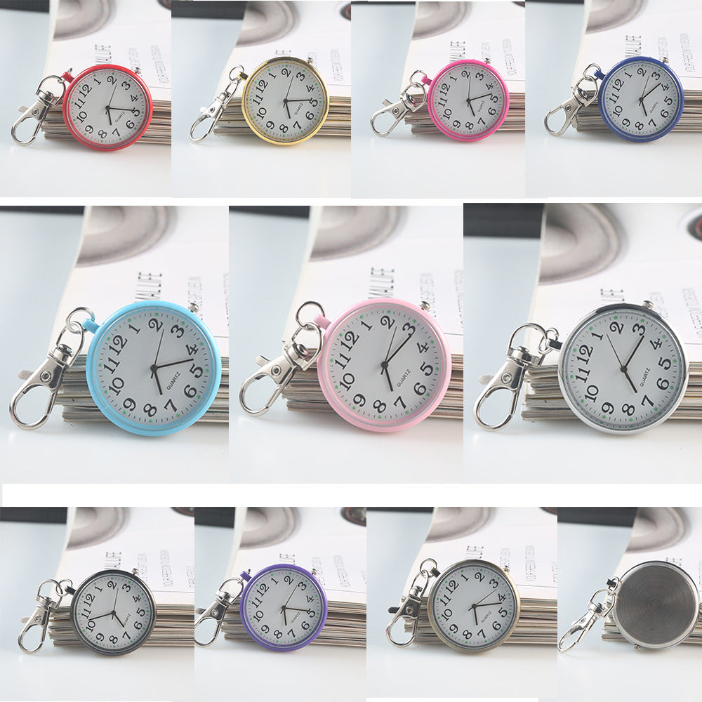 Effacer les chiffres Lumineux Montre porte-clés Pocket Watch