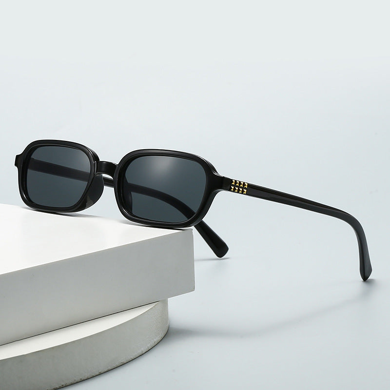 Style rétro Lunettes de soleil personnalisées en noir
